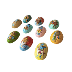 Hand-Painted Cheriyal Art Dashavataram Mask Set –  Vishnu Avatars Wall Decor   wall decor