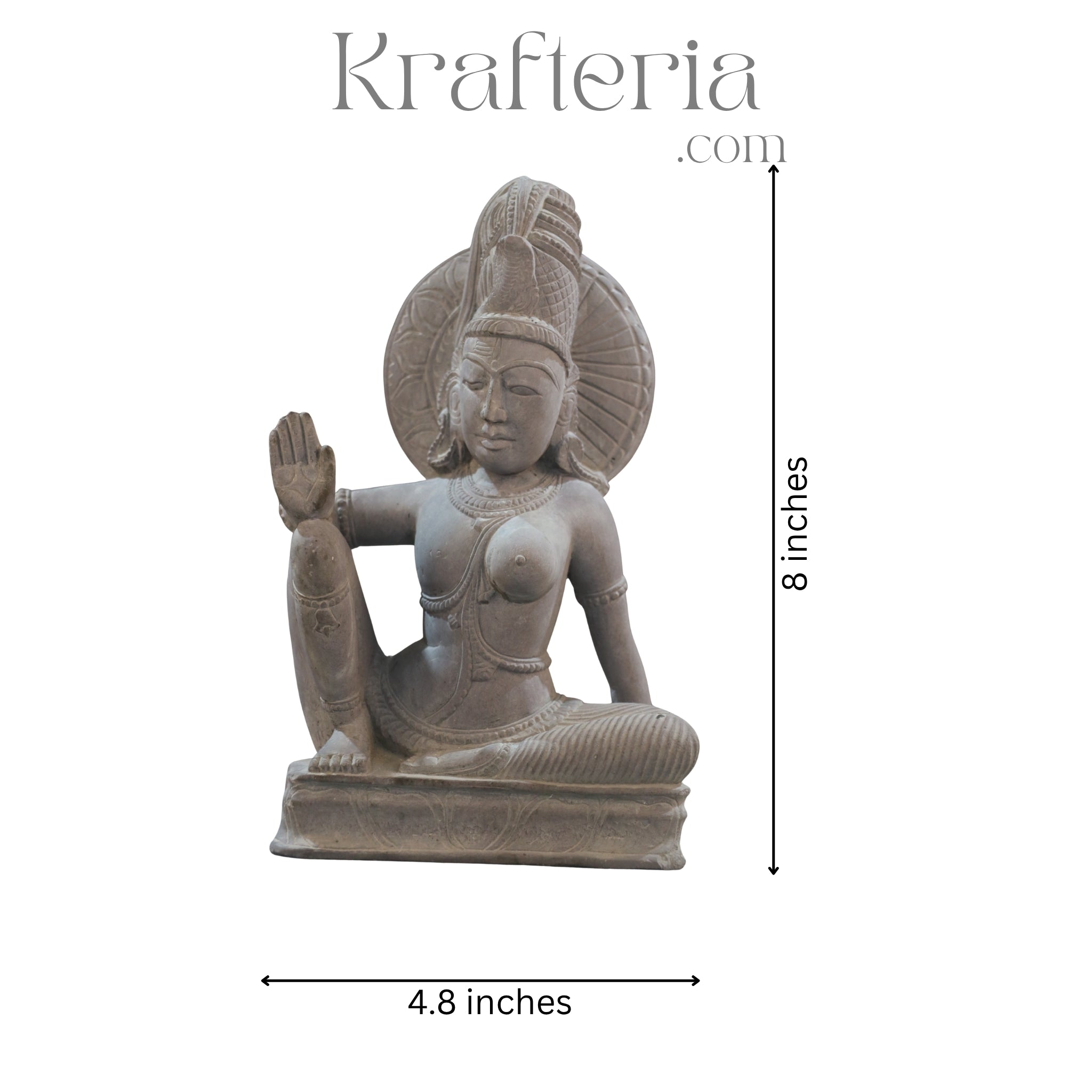 Sculpture of Ardhanareshwara – Celebrating the Union of Shiva and Parvati