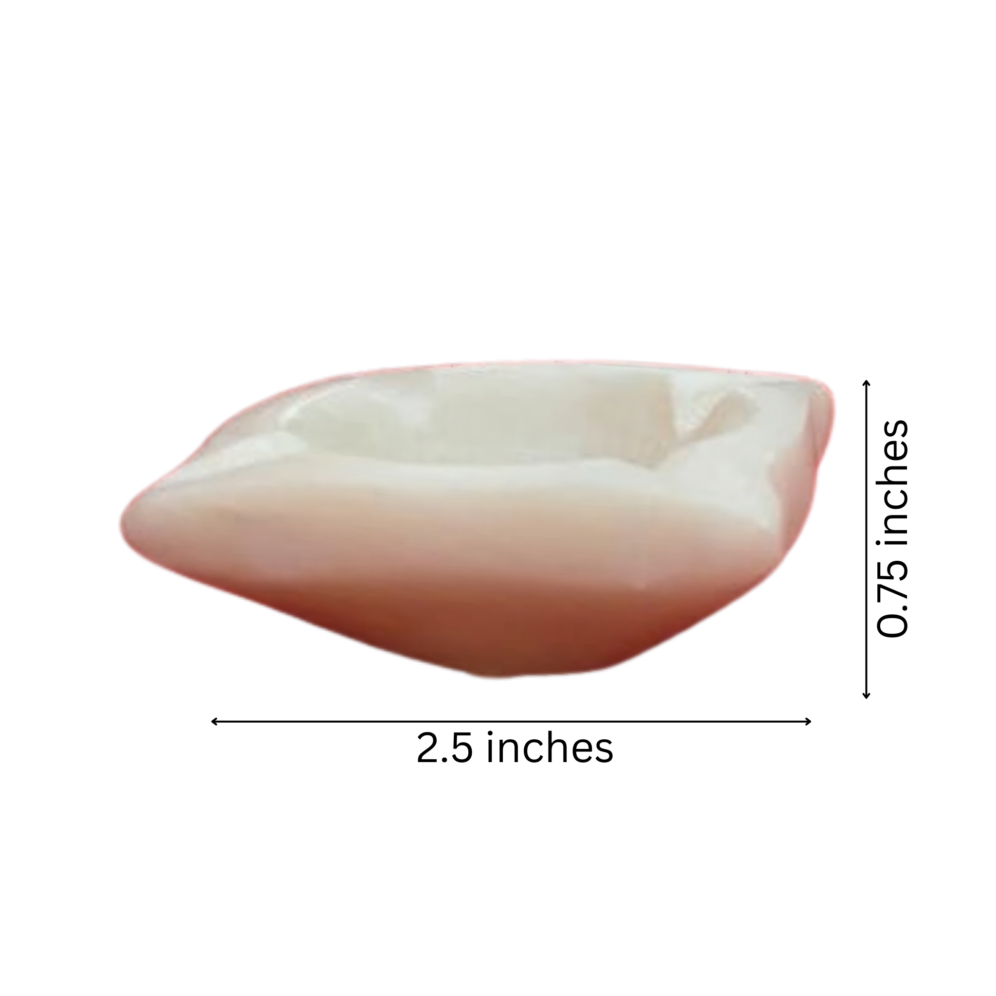 Handcrafted Floral Diya Lamp   Marble Soft Stone