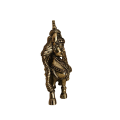 Handcrafted Brass Kamadhenu Statue   Brass Artwork