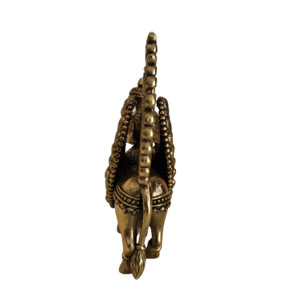 Handcrafted Brass Kamadhenu Statue   Brass Artwork