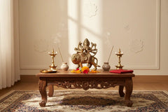 Handcrafted Brass Durga Mata Idol   Brass Ware