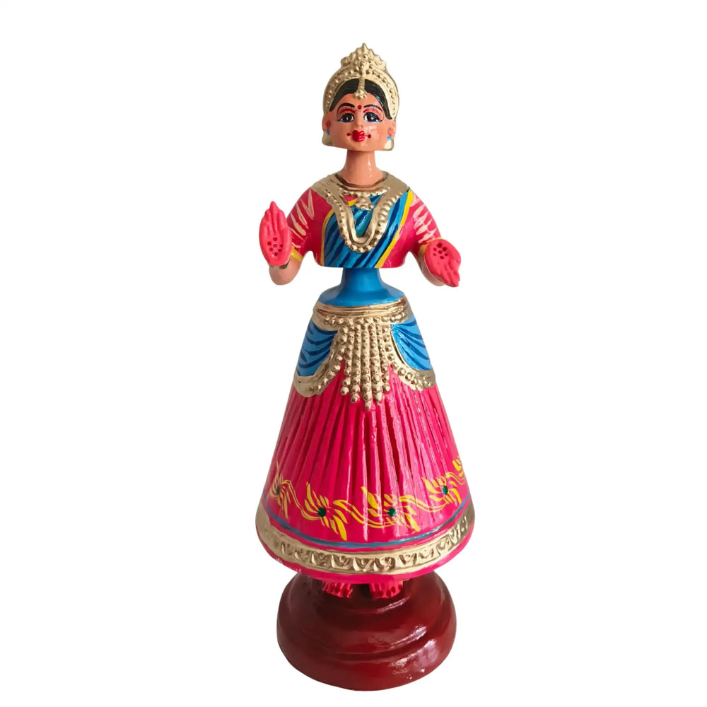 The Icon of Grace – Kondapalli Dancing Doll | Tanjore Dancing Doll   Kondapalli Lacquerware
