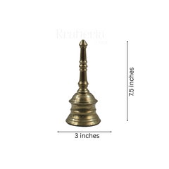 Pure Bronze Temple Bell – Ideal for Daily Pooja and Ceremonies