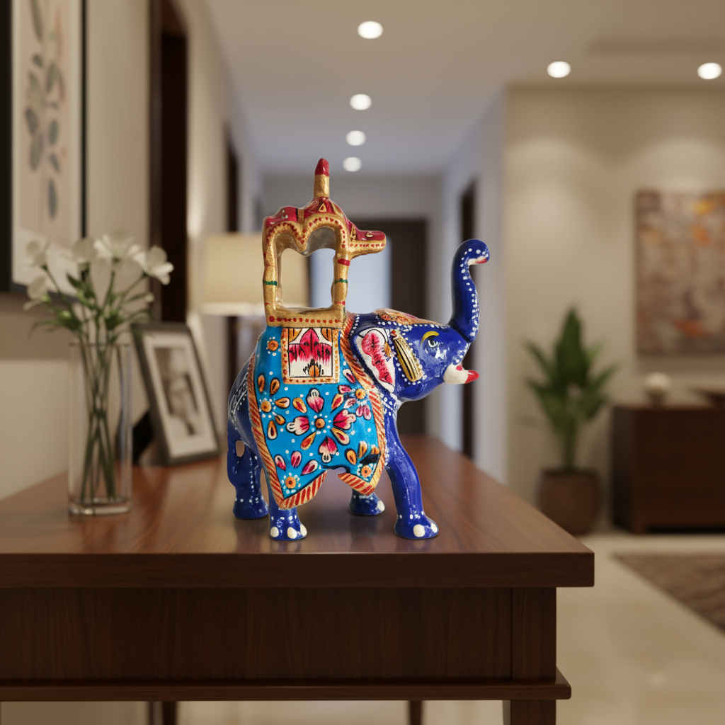 Hand-Painted Ambari – Intricate Decorative Artwork