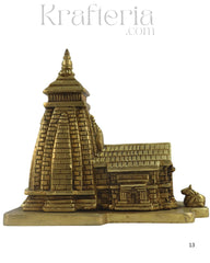 Handcrafted Brass Kedarnath Shrine – Symbol of Devotion and Faith