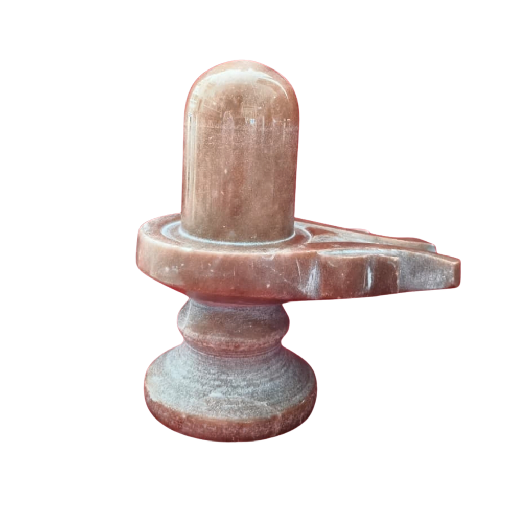 Handcrafted Marble Shiva Lingam-Spiritual Home Temple Idol   Marble Soft Stone