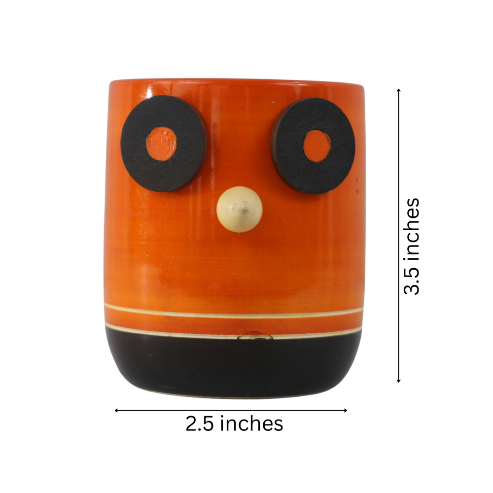 Owl shaped desk organizer gift