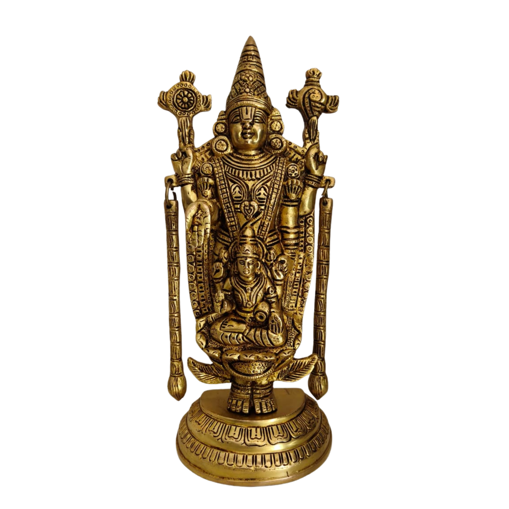 Lakshmi Venkateswara Brass Idol   Brass Artwork