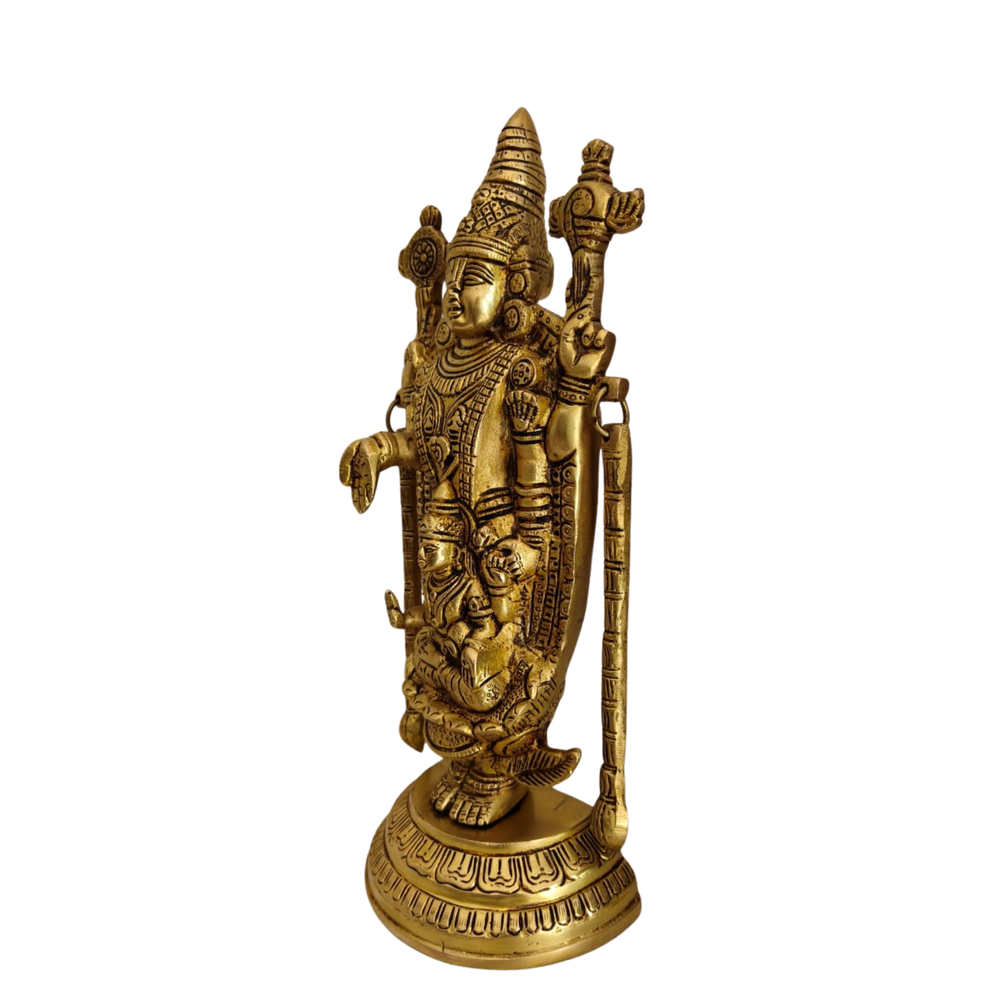Lakshmi Venkateswara Brass Idol   Brass Artwork