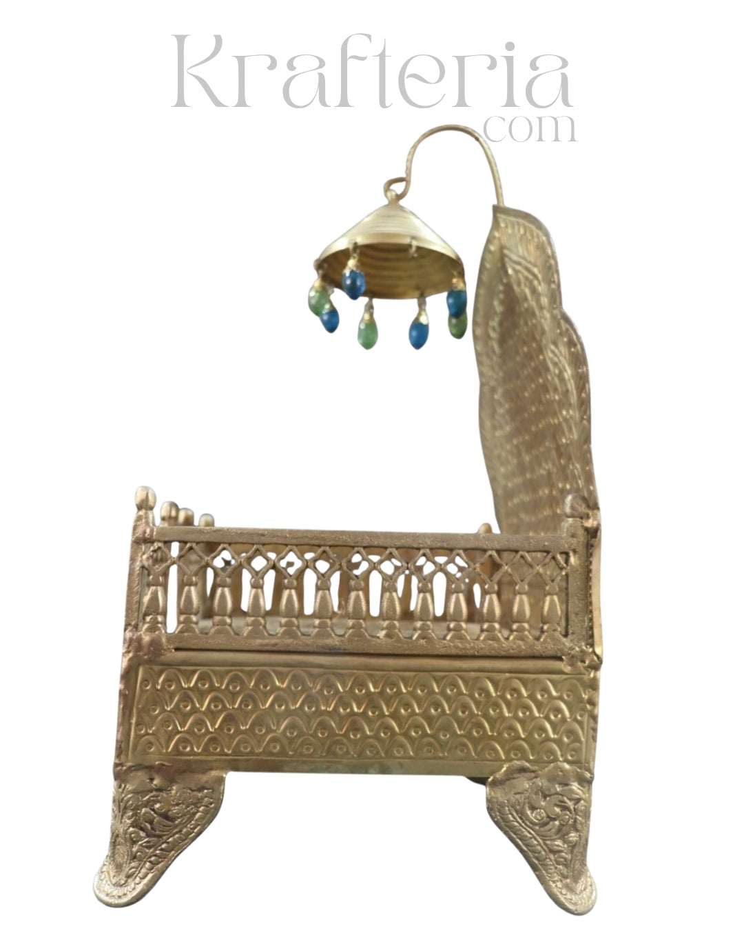 Shuddha Peetham – Brass Pooja Simhasan for Divine Idols