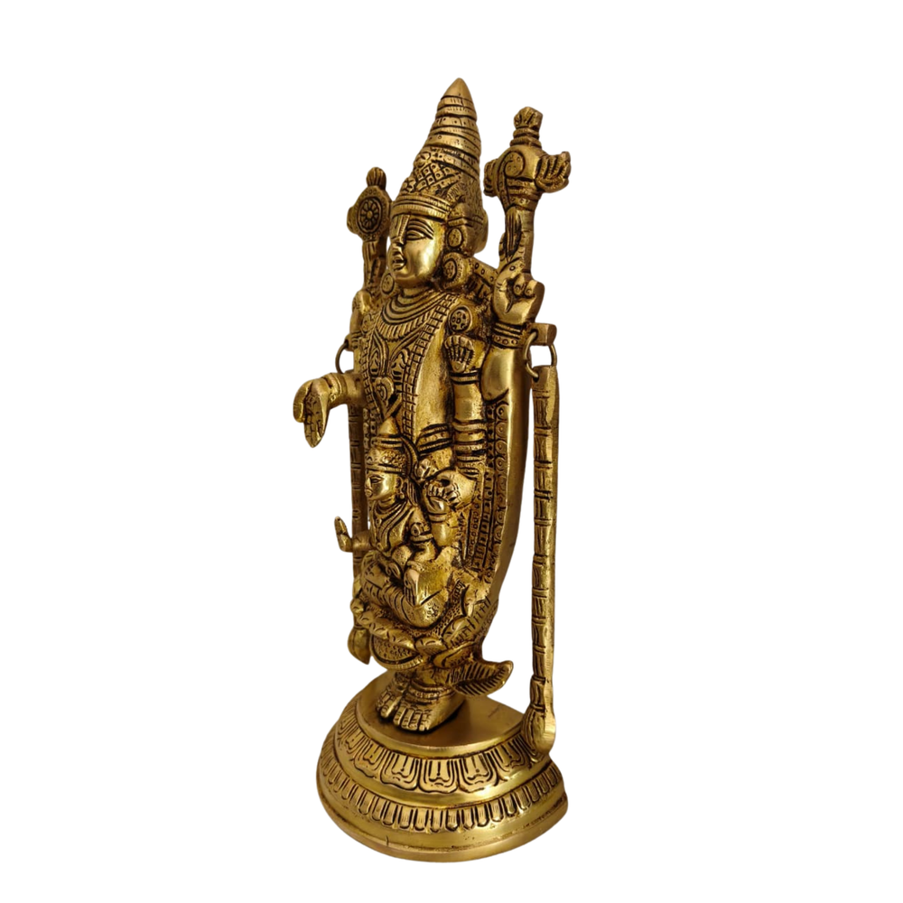 Lakshmi Venkateswara Brass Idol   Brass Artwork