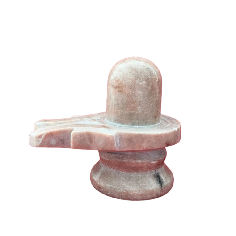 Handcrafted Marble Shiva Lingam-Spiritual Home Temple Idol   Marble Soft Stone