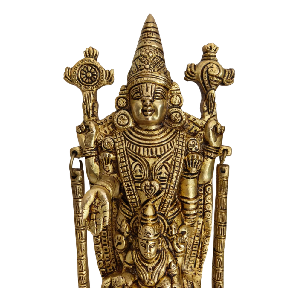 Lakshmi Venkateswara Brass Idol   Brass Artwork