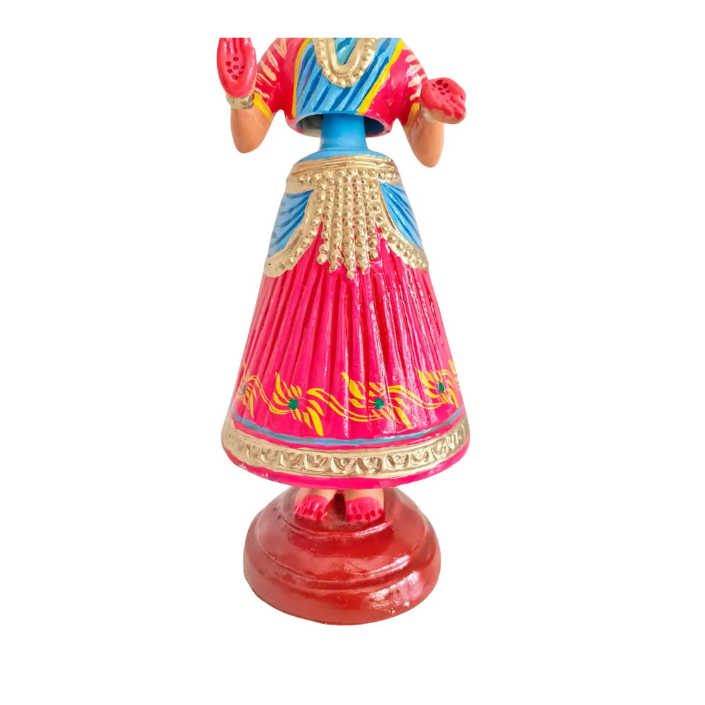 The Icon of Grace – Kondapalli Dancing Doll | Tanjore Dancing Doll   Kondapalli Lacquerware
