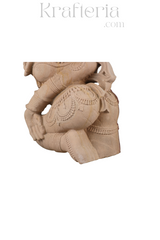 Sandstone Sculpture Of A Traditional Indian Dancer