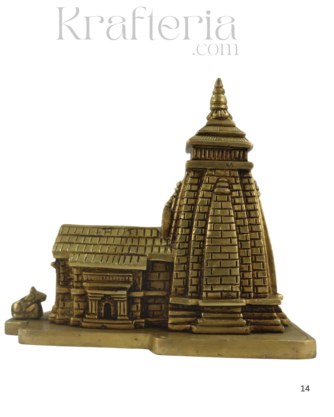 Handcrafted Brass Kedarnath Shrine – Symbol of Devotion and Faith