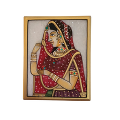 Rajasthan The Royal Attire Marbel Painitng