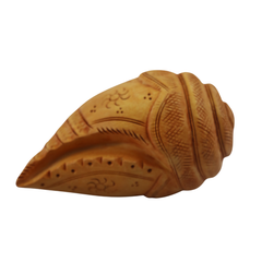Wooden Shankam – Handcrafted Spiritual Decor Piece