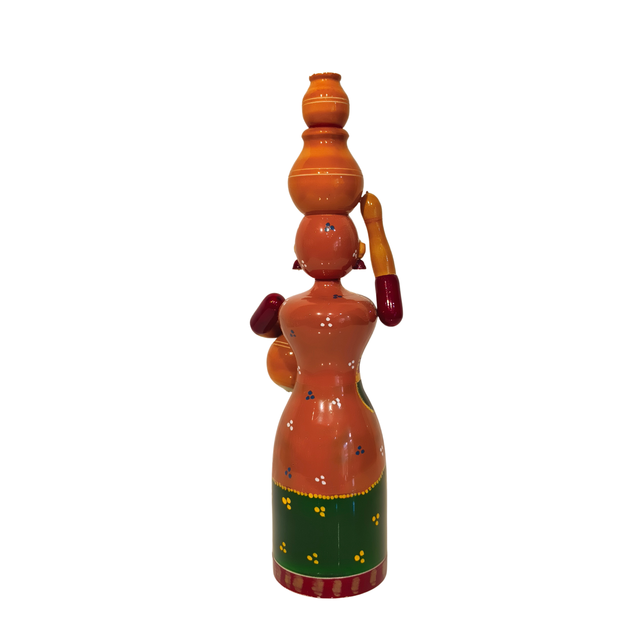 Etikoppaka Wooden The Double Pot Water Carrier