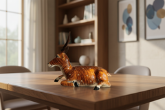 Nirmal Lacquered Deer Toy – Traditional Telangana Wooden Art   Wooden Toy