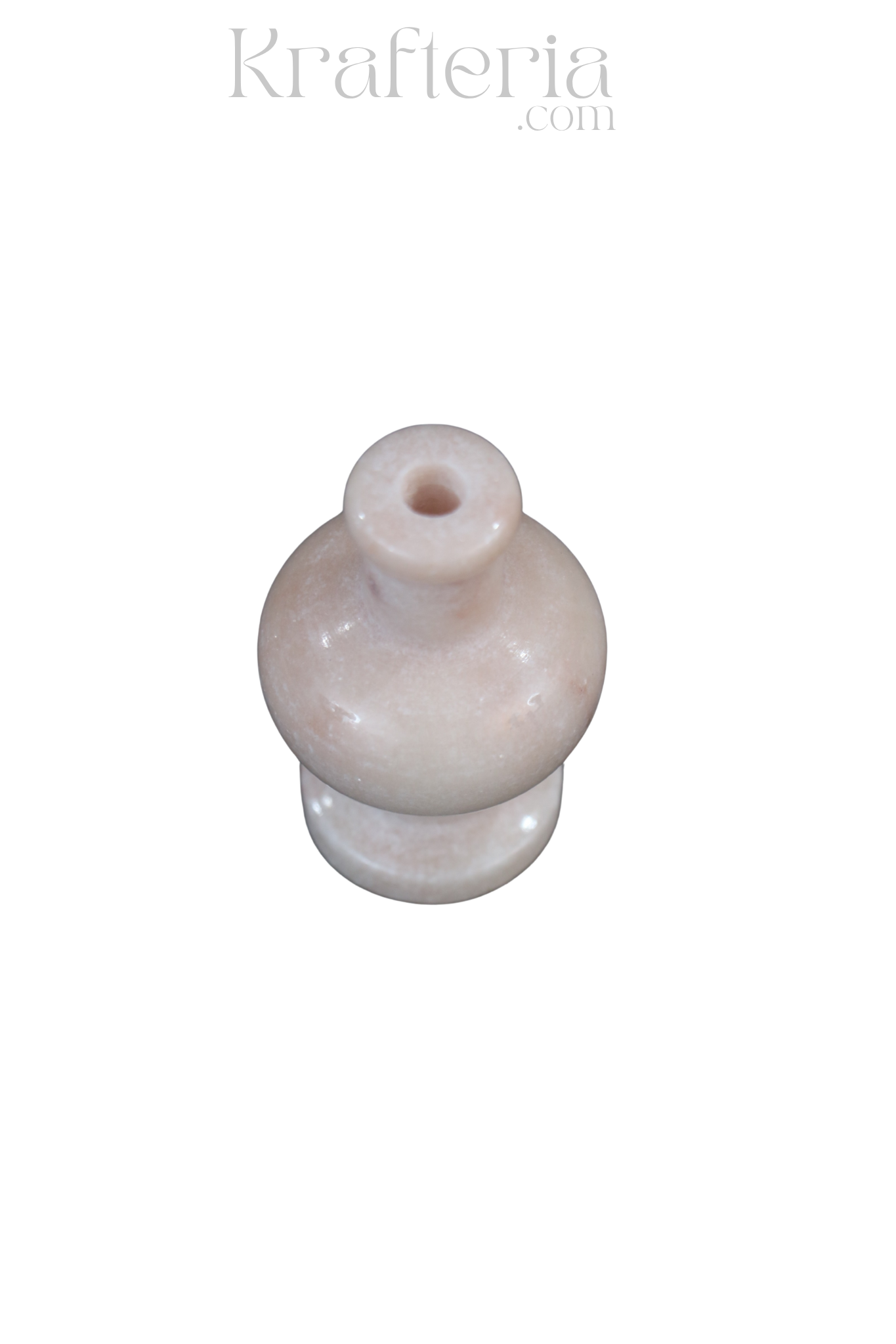Handcrafted Marble Flower Vase – Elegant Home Decor