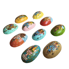 Hand-Painted Cheriyal Art Dashavataram Mask Set –  Vishnu Avatars Wall Decor   wall decor