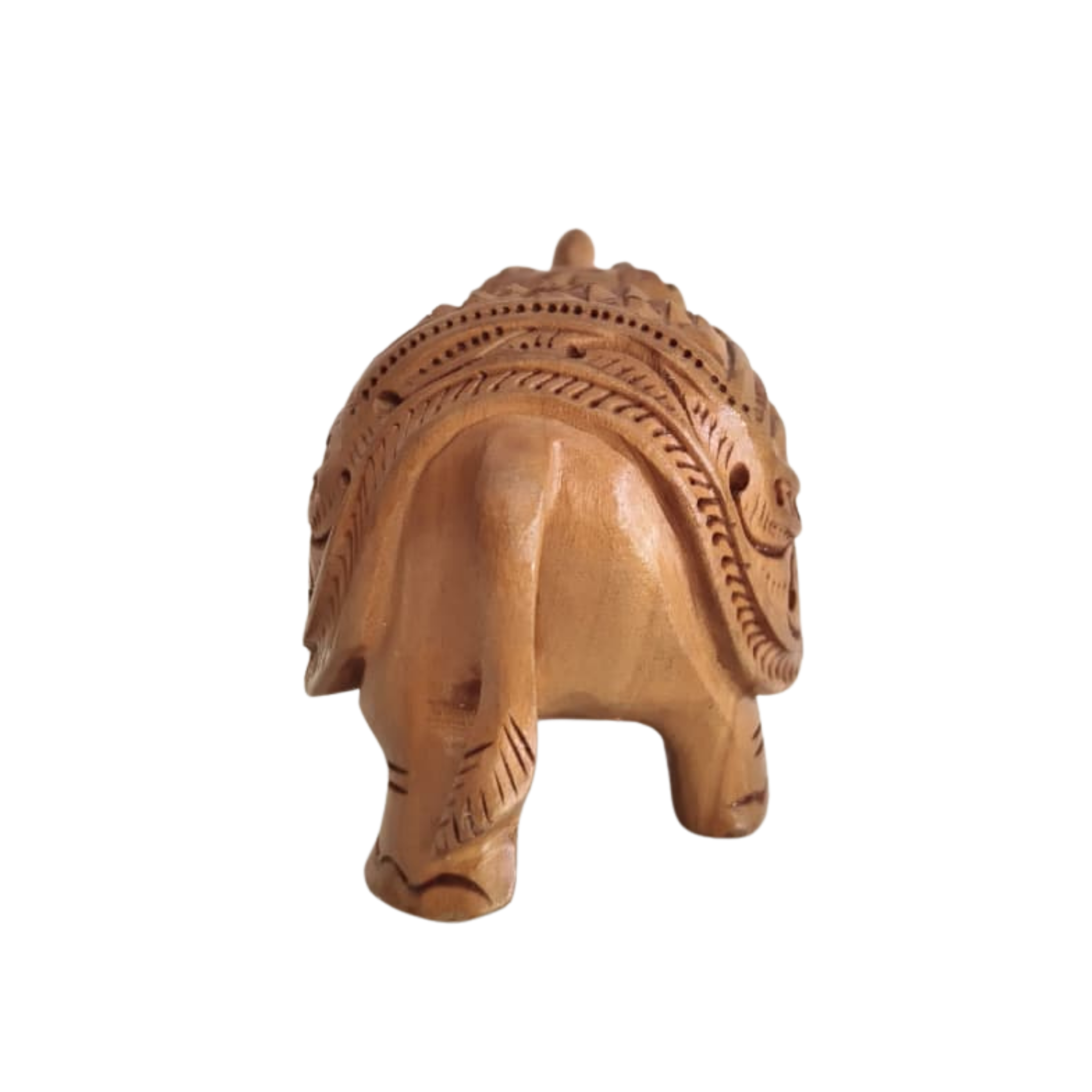 Hand-Carved Wooden Elephants – Artisan Decorative Sculptures