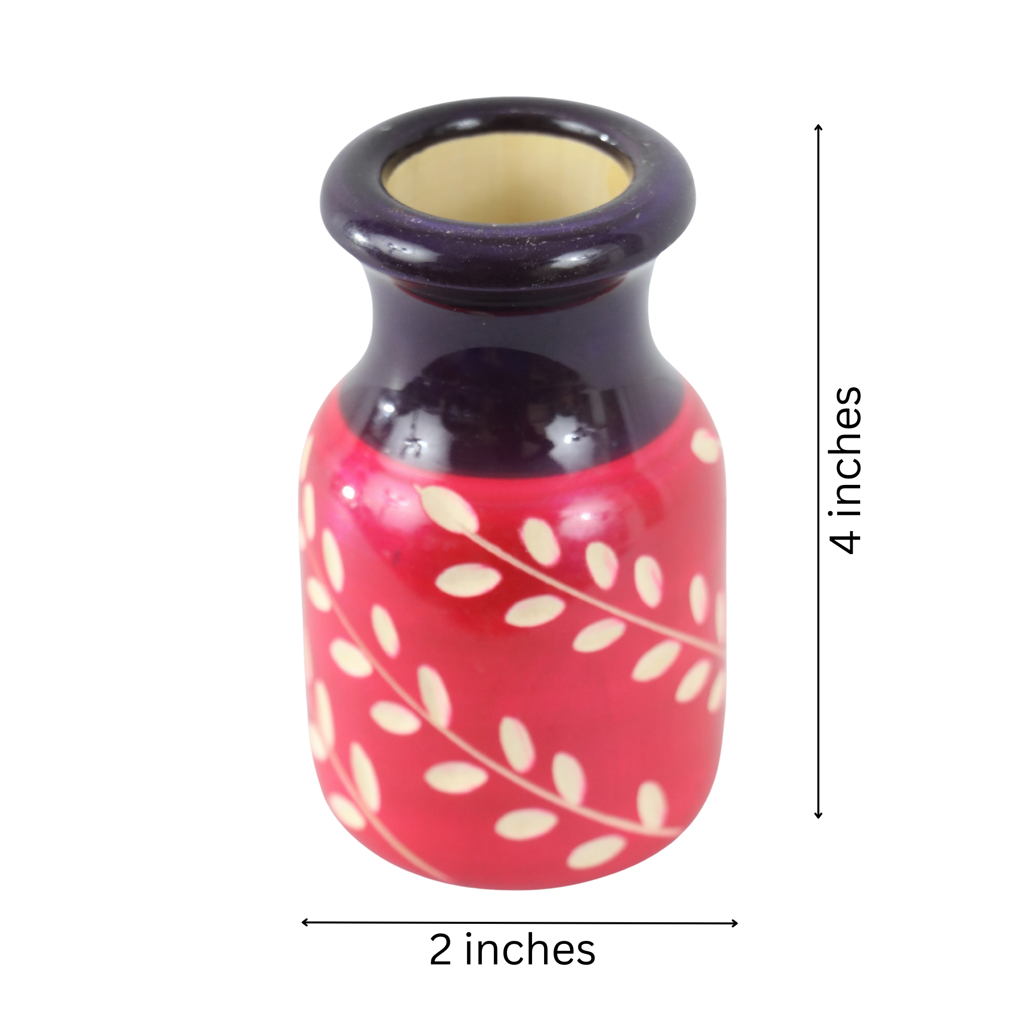 Vibrant Channapatna wood flower holder