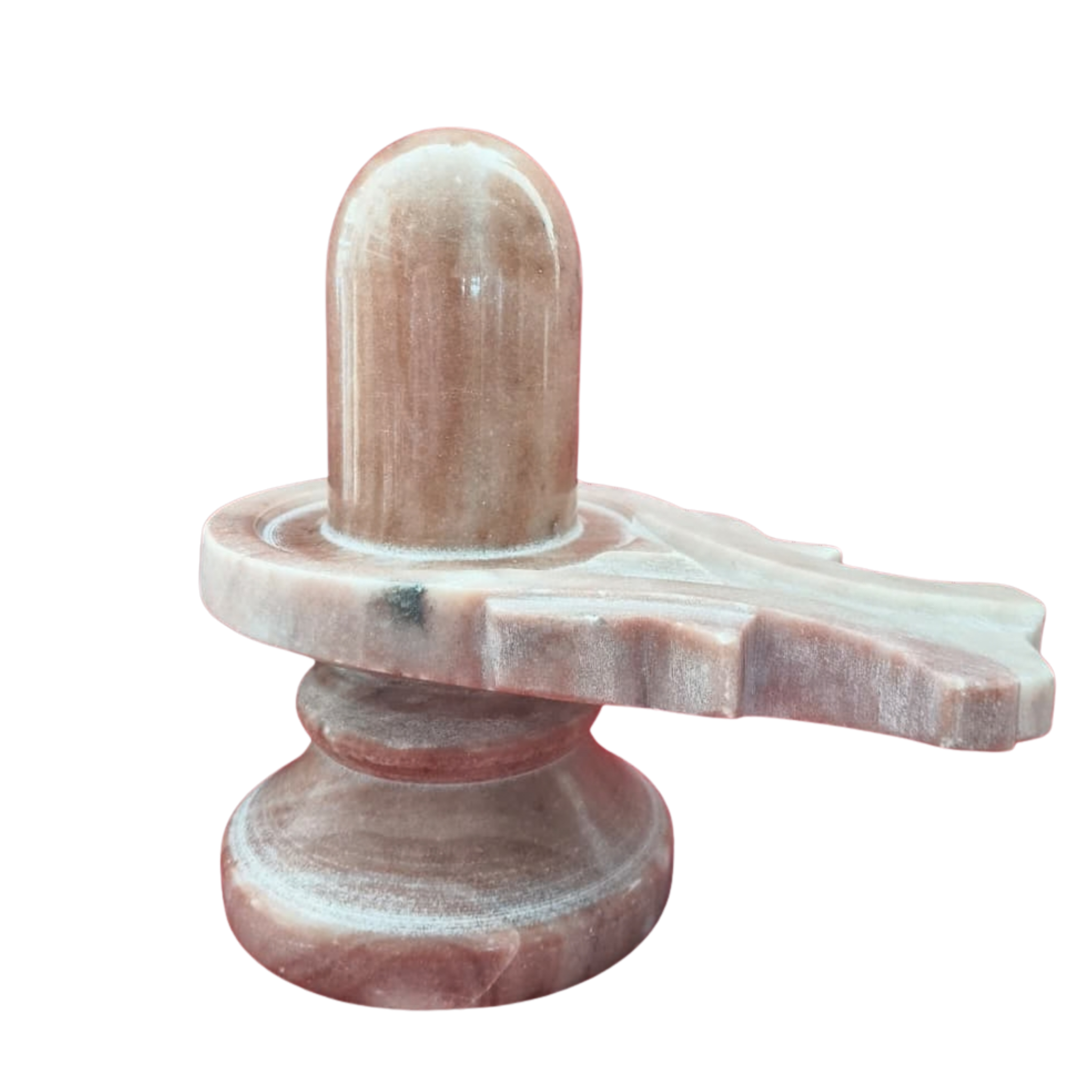 Handcrafted Marble Shiva Lingam-Spiritual Home Temple Idol   Marble Soft Stone