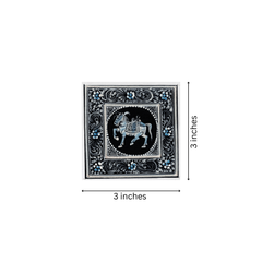 The Moonlit Steed – Grace in Shades of Silver and Blue