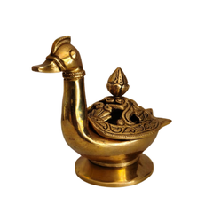 Handcrafted Brass Peacock Decorative Artifact with Engraved Lid   Brass Artwork