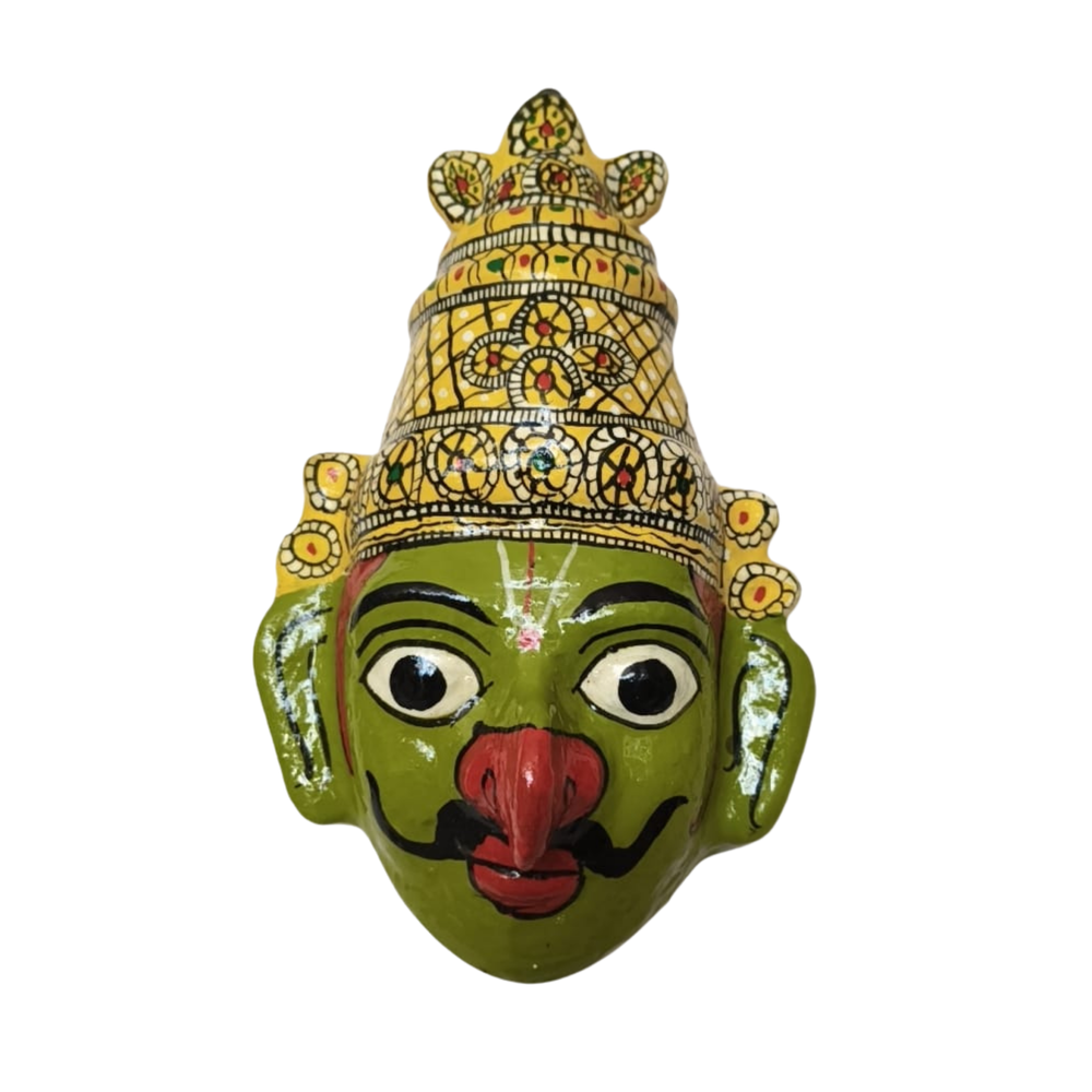 Garuda Face Mask Wall Hanging – Telangana Handcrafted Art   wall decor