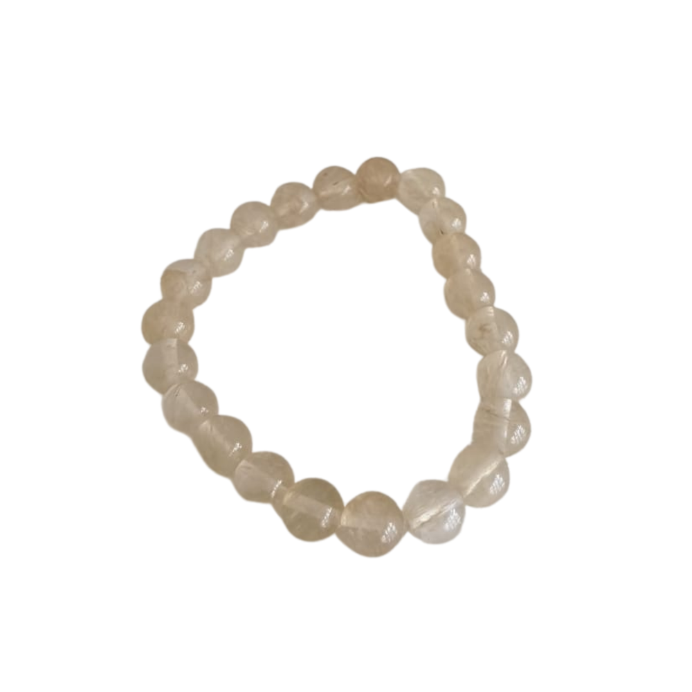 Golden Rutilated Quartz Crystal Bracelet   Fashion