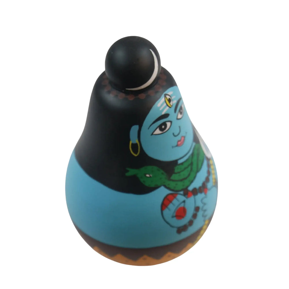 Spiritual balancing Lord Shiva wooden art