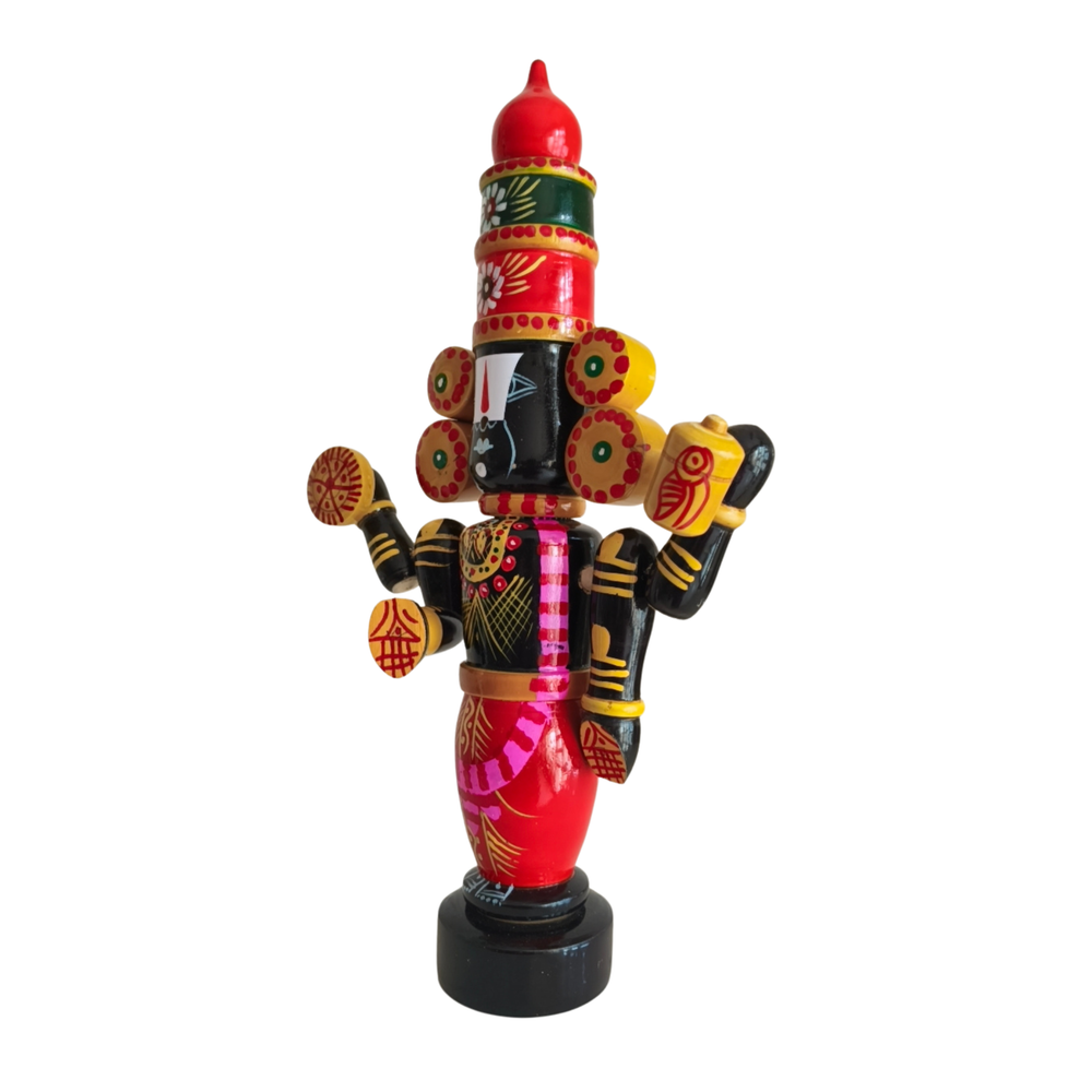 Sacred Elegance of Lord Balaji Etikoppaka Lacquerware   Etikoppaka Lacquerware