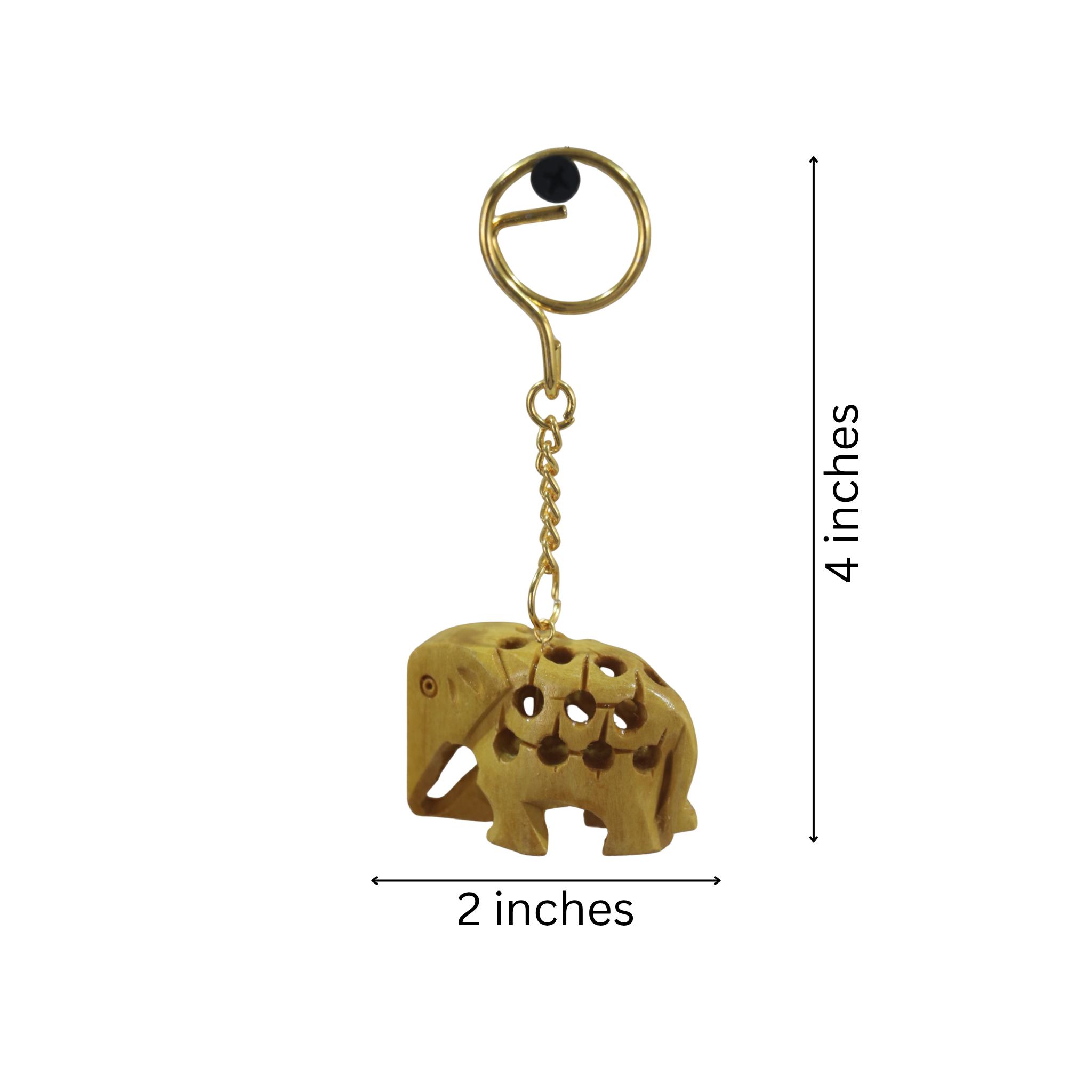 Handcrafted Wooden Jali Key Chains – Intricate Cutwork Design