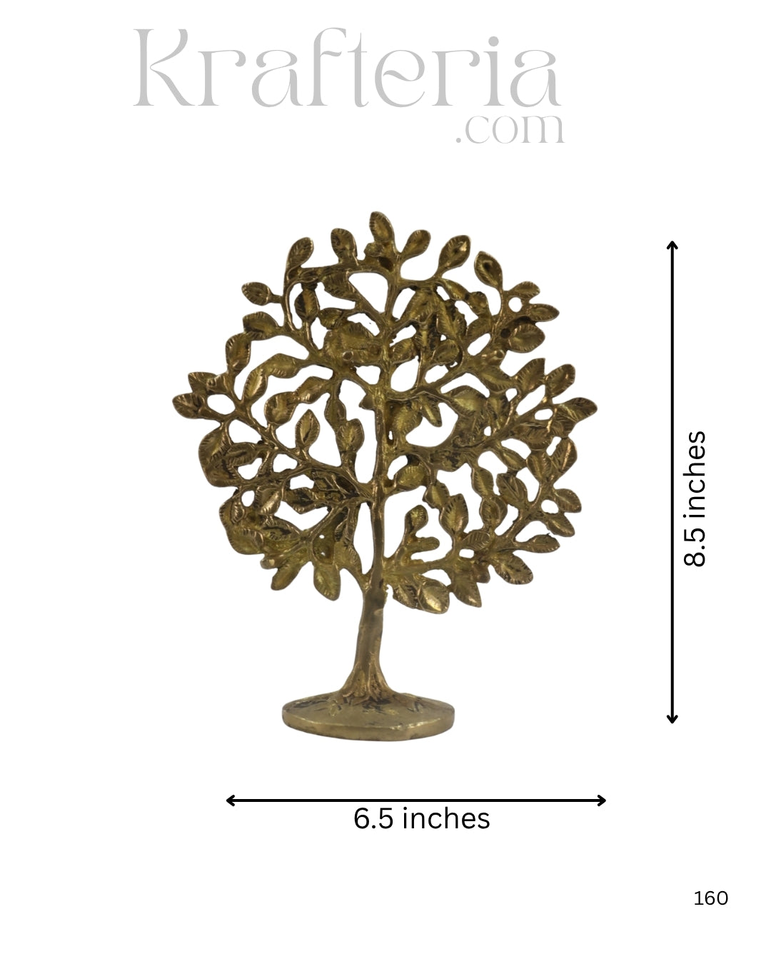 Brass Bodhi Tree Décor – Spiritual and Serene Home Accent