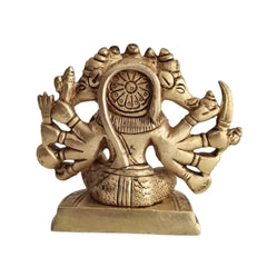 Divine Brass Panchamukha Hanuman – Guardian Energy Idol for Home & Office   Brass Ware