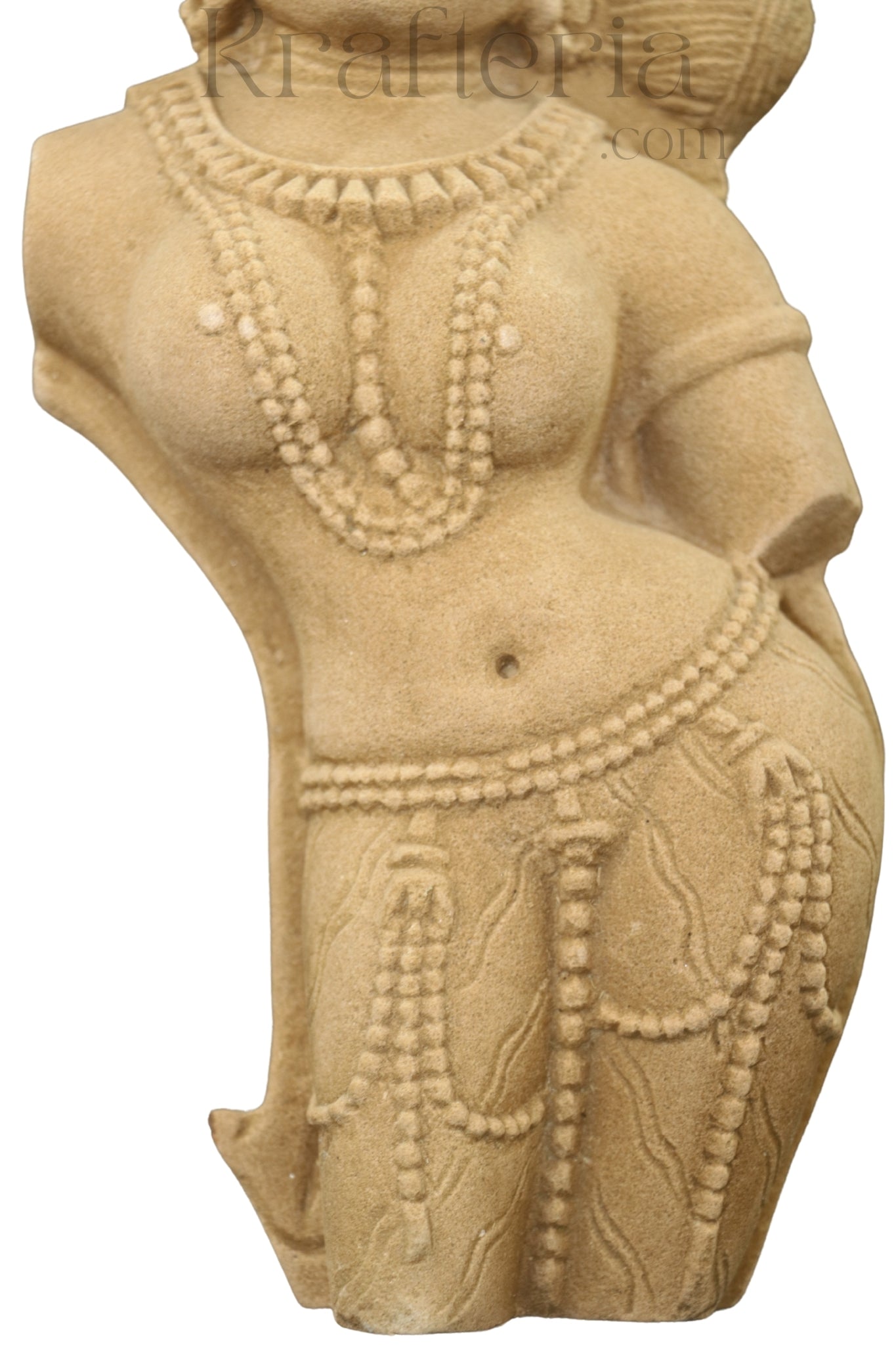 The Graceful Devi - A Sandstone Bust
