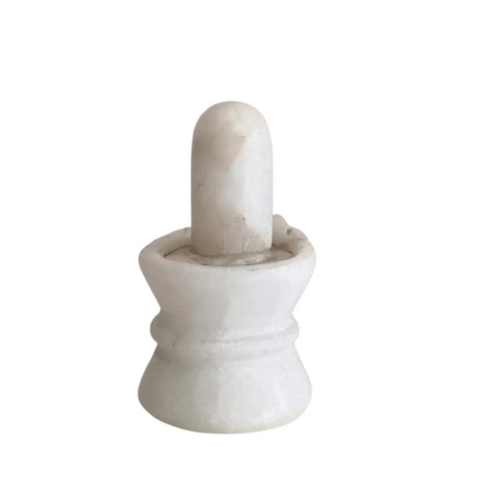 Marble Small Shiva Lingam   Marble
