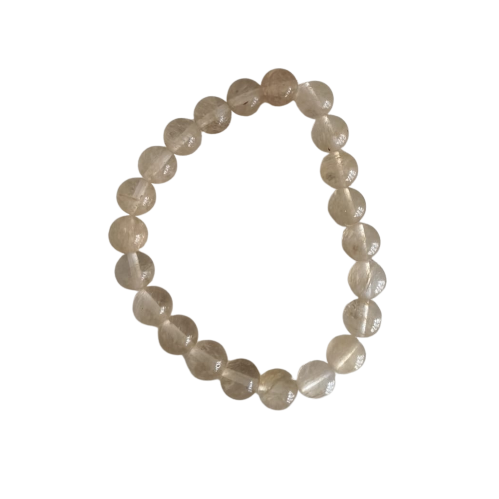 Golden Rutilated Quartz Crystal Bracelet   Fashion