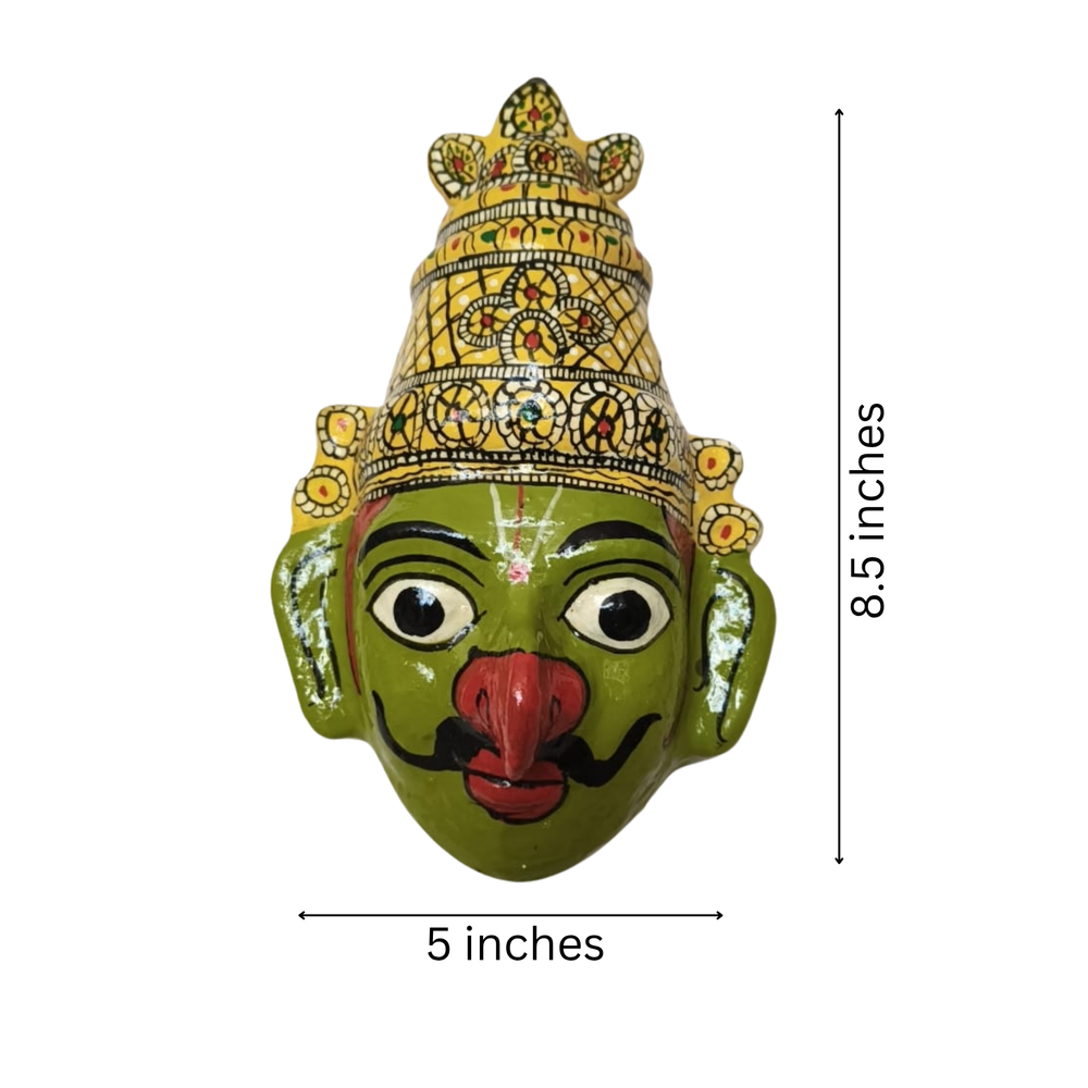 Garuda Face Mask Wall Hanging – Telangana Handcrafted Art   wall decor