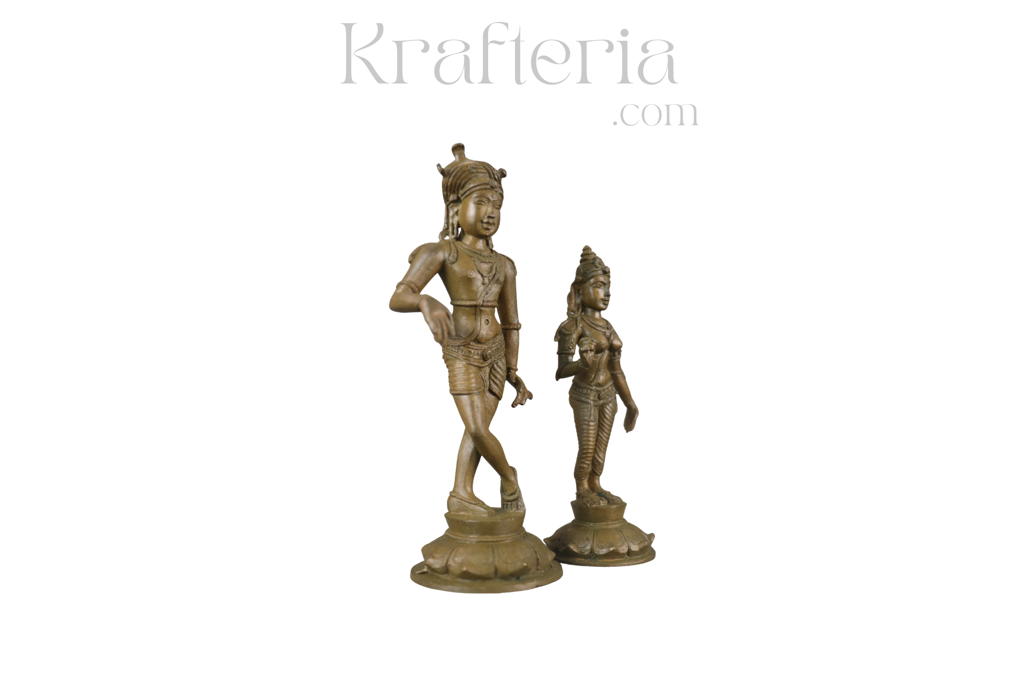 Rishaba Devar Pair – Handcrafted Panchaloha Antique Sculpture