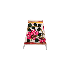 Timeless Tradition – Lotus Leather Hand Painting | Bed Lamp