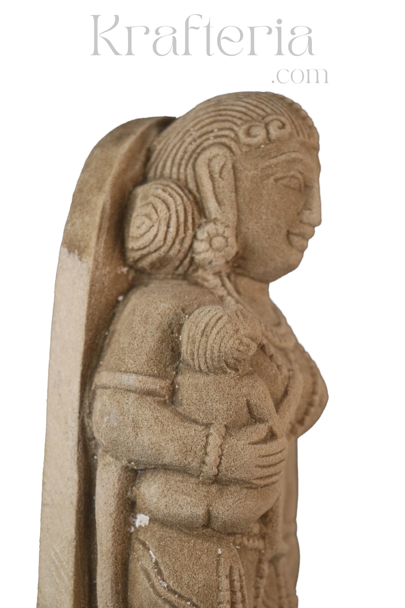 Matru Murti - A Sandstone Depiction of Maternal Love
