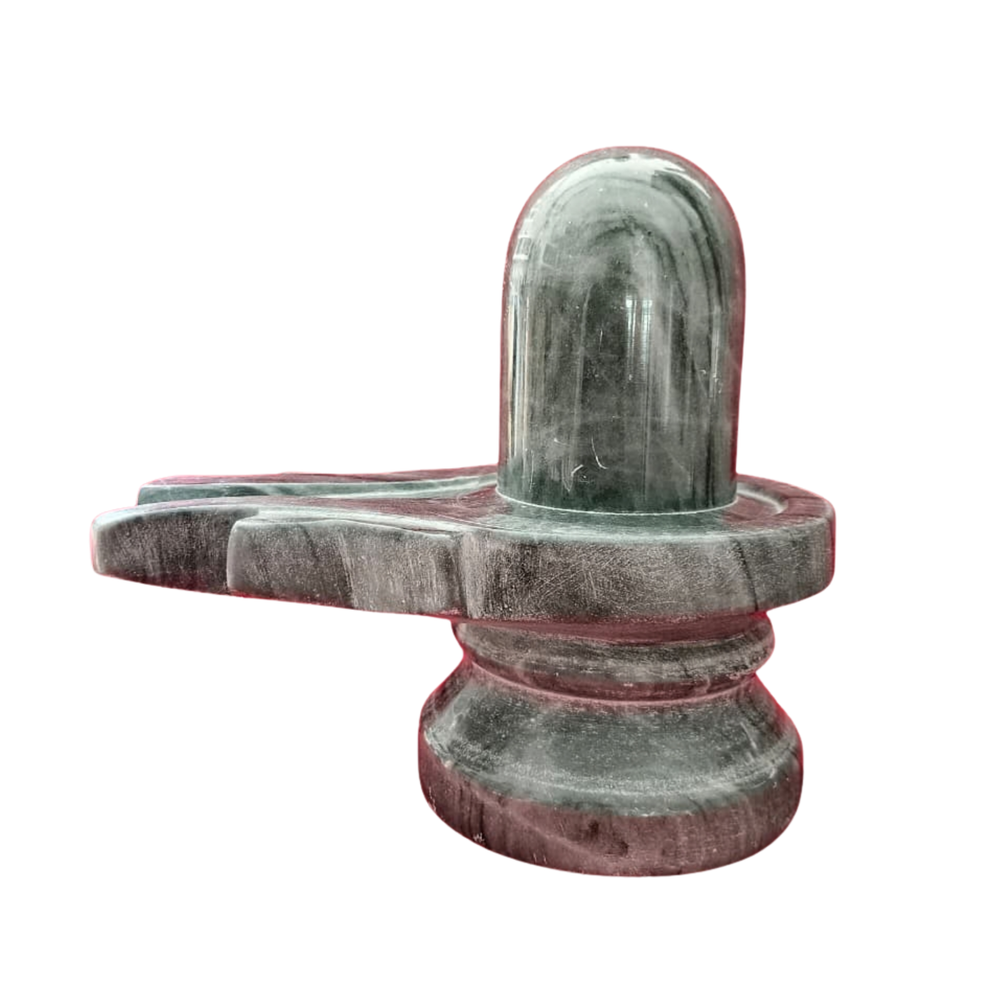 Handcrafted Marble Shiva Lingam-Spiritual Home Temple Idol   Marble Soft Stone