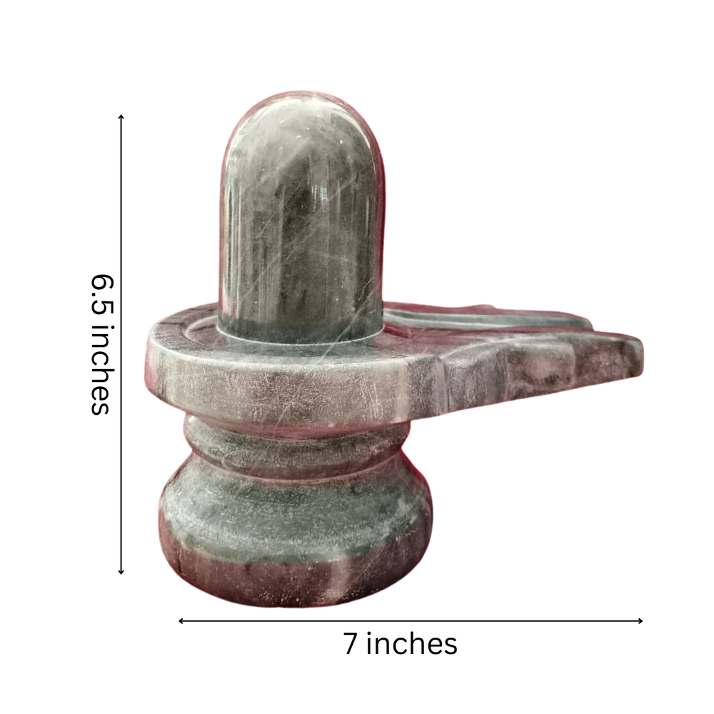 Handcrafted Marble Shiva Lingam-Spiritual Home Temple Idol   Marble Soft Stone
