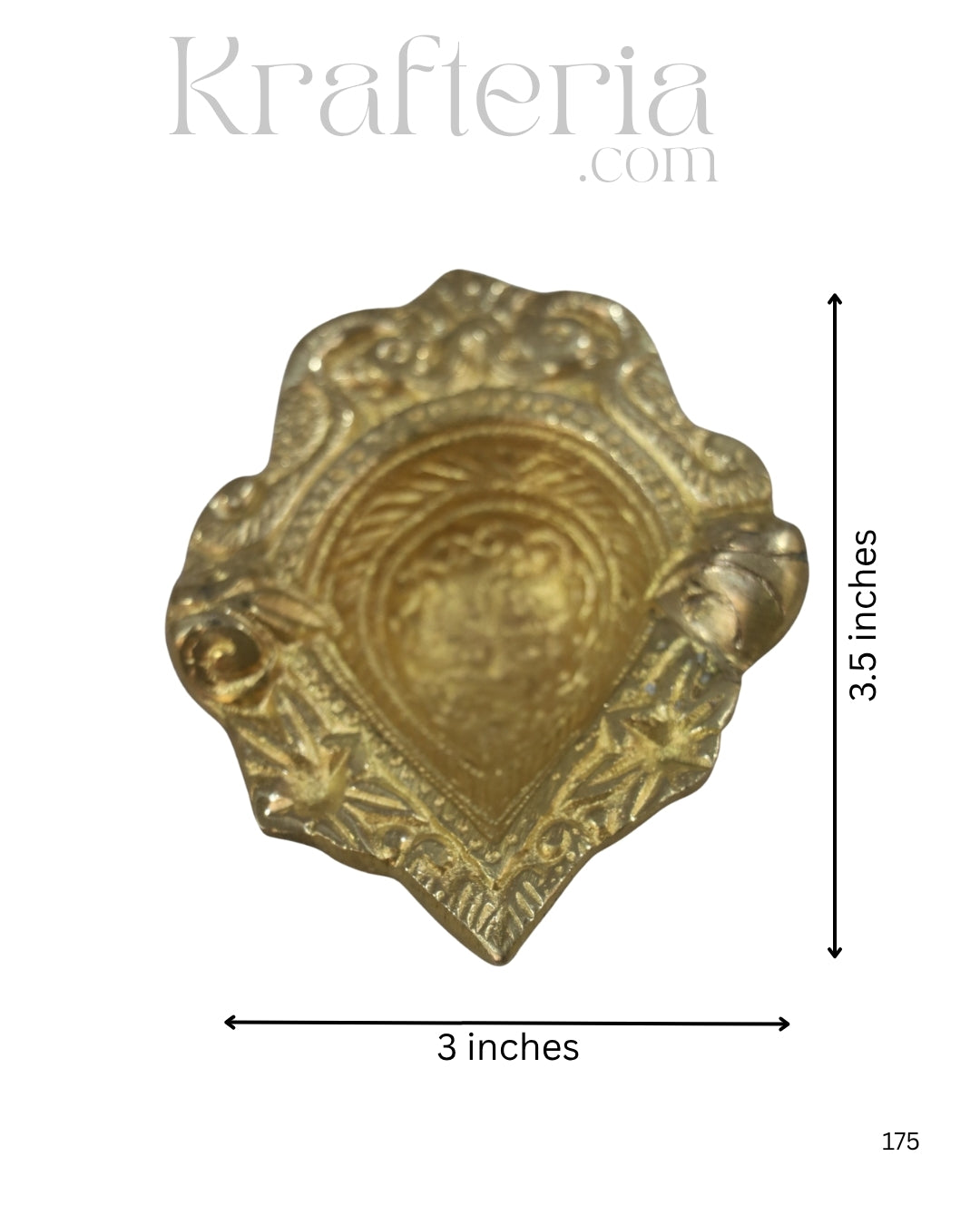 Handcrafted Brass Deepam (Diya) with Classic Design