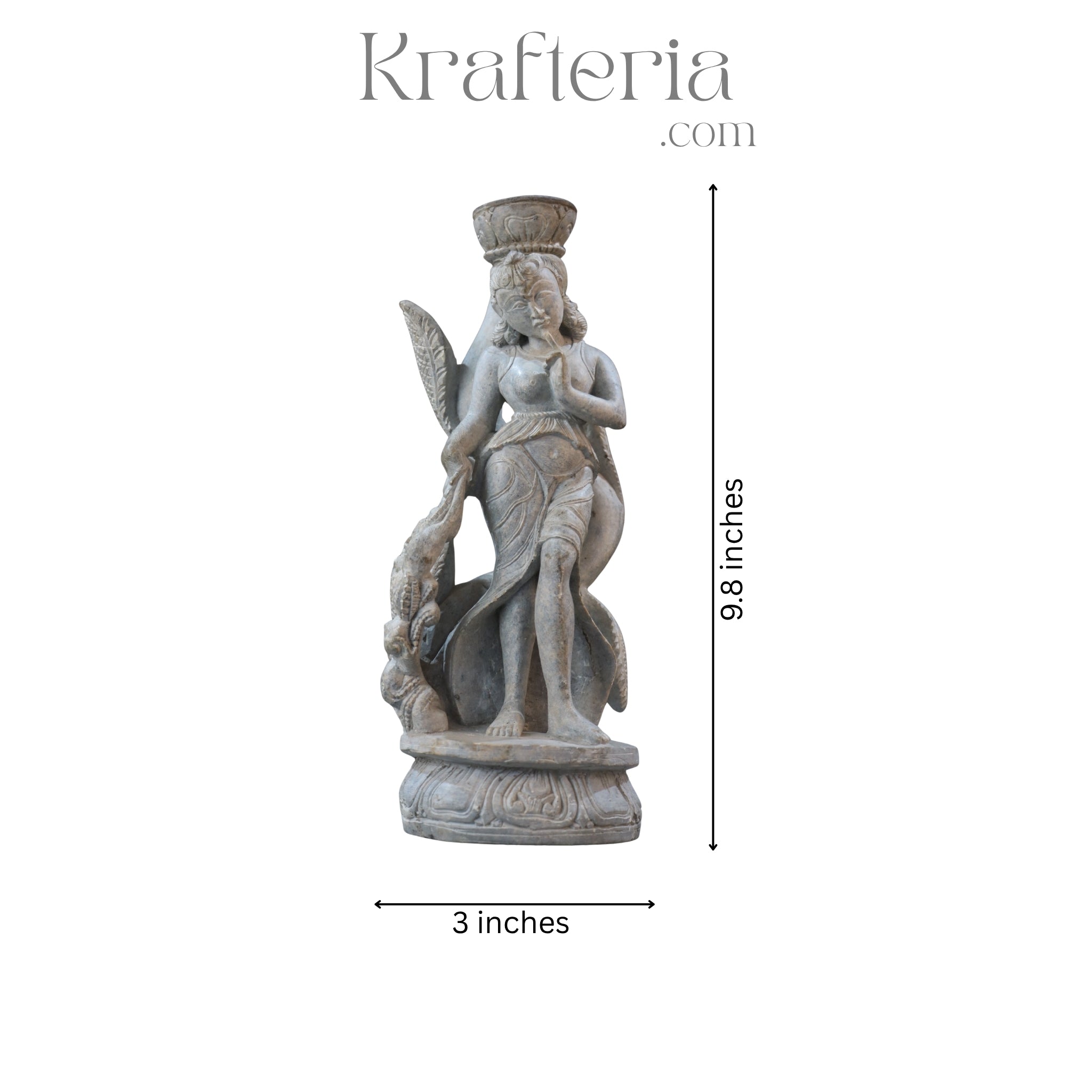 Elegant Sculpture of Lady – Grace and Beauty in Art
